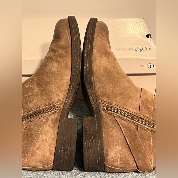 Born Brown Ankle Boots with Buckle Detail women’s size 9M - Picture 6 of 12